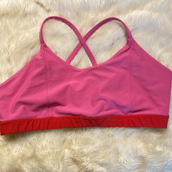 Soul Cycle Red & Pink Sport Bra - Picture 2 of 11